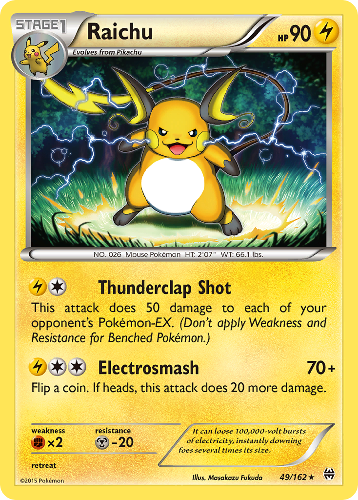 Raichu (49/162) [XY: BREAKthrough] | Good Games Adelaide SA