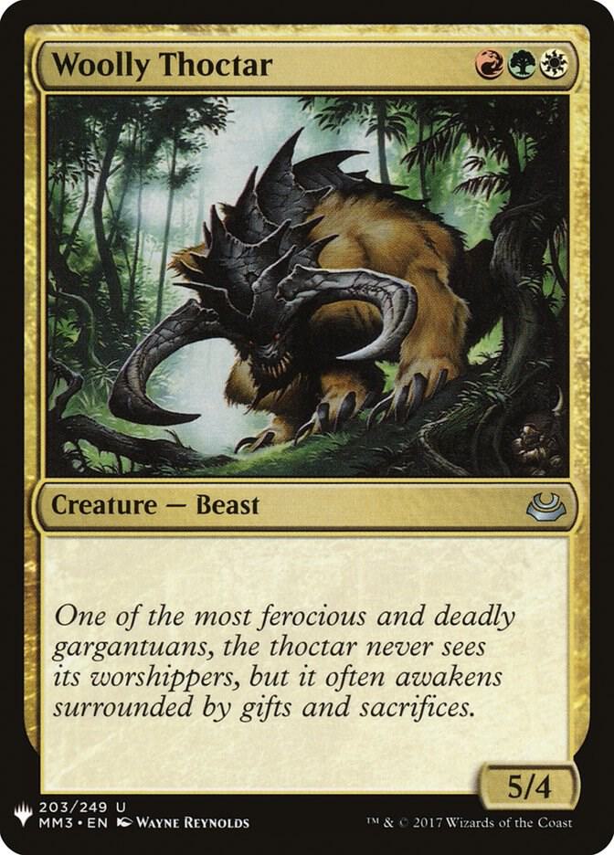 Woolly Thoctar 203 (The List Reprints)  | Good Games Adelaide SA