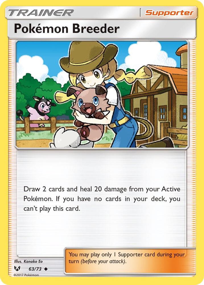 Pokemon Breeder 63/73 (Shining Legends)  | Good Games Adelaide SA