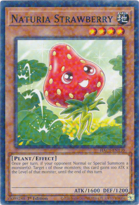 Naturia Strawberry (Duel Terminal) [HAC1-EN110] Common | Good Games Adelaide SA