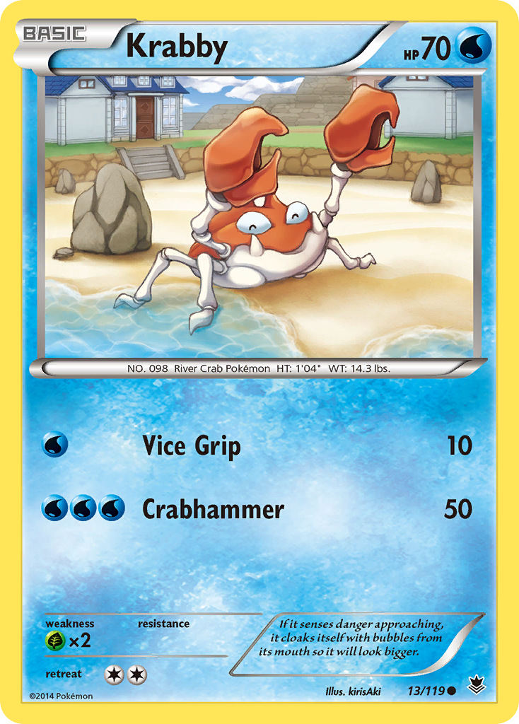 Krabby (13/119) [XY: Phantom Forces] | Good Games Adelaide SA