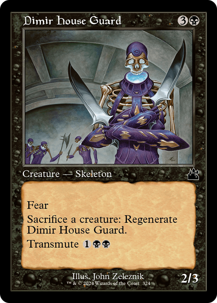 Dimir House Guard (Retro Frame) [Ravnica Remastered] | Good Games Adelaide SA