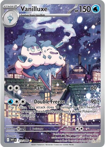 Vanilluxe 113/086 113/086 (SV: White Flare)  - Holofoil | Good Games Adelaide SA