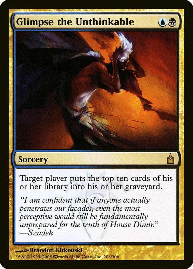Glimpse the Unthinkable 208 (Ravnica: City of Guilds)  - Foil | Good Games Adelaide SA