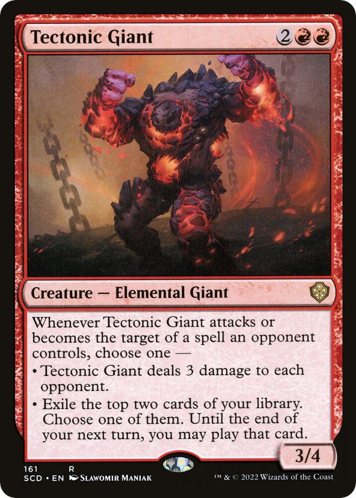 Tectonic Giant 161 (Starter Commander Decks)  | Good Games Adelaide SA