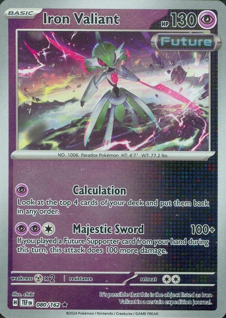 Iron Valiant (080/162) [Scarlet & Violet: Temporal Forces] | Good Games Adelaide SA