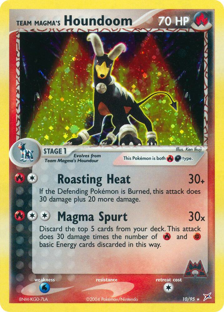 Team Magma's Houndoom 10/95 (Team Magma vs Team Aqua)  - Holofoil | Good Games Adelaide SA