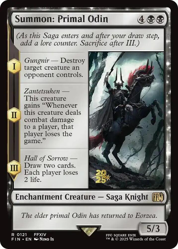 Summon Primal Odin 121 (Prerelease Cards)  - Foil | Good Games Adelaide SA