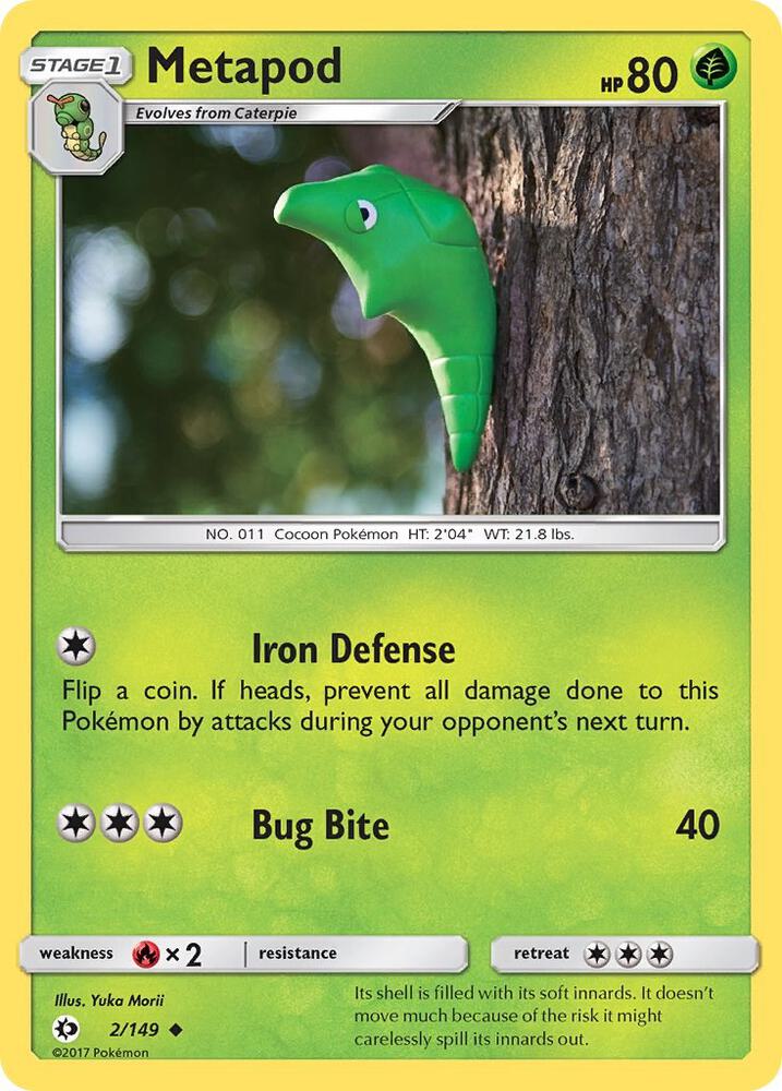 Metapod 2/149 (SM Base Set)  | Good Games Adelaide SA