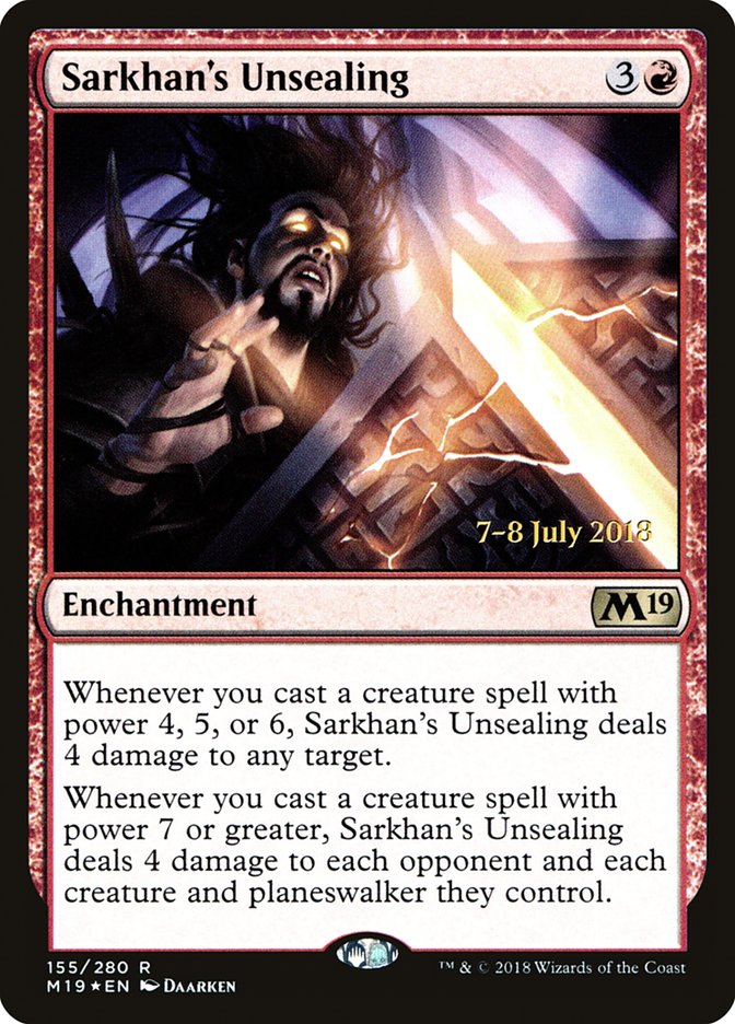Sarkhan's Unsealing [Core Set 2019 Promos] | Good Games Adelaide SA