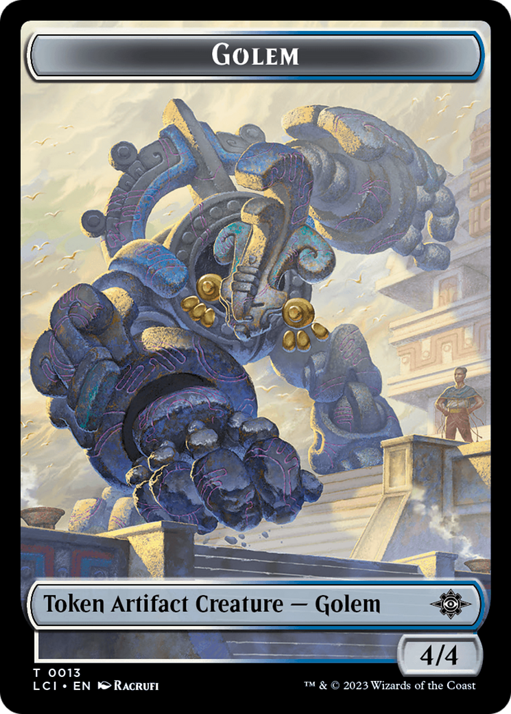 Map // Golem Double-Sided Token [The Lost Caverns of Ixalan Tokens] | Good Games Adelaide SA
