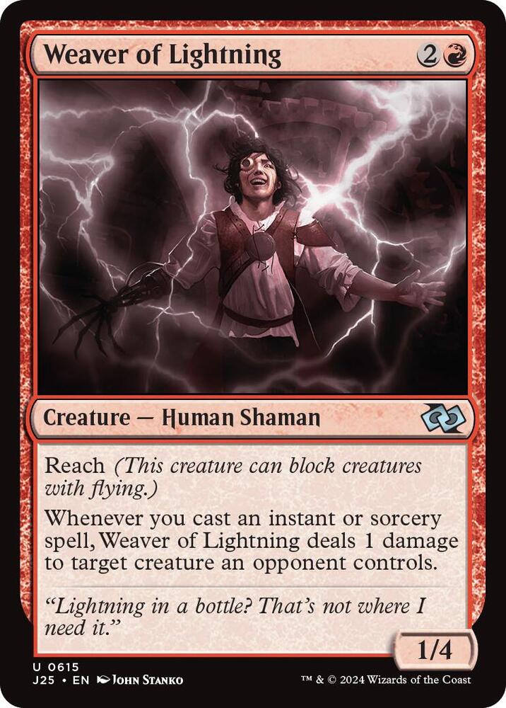 Weaver of Lightning 615 (Foundations Jumpstart)  | Good Games Adelaide SA