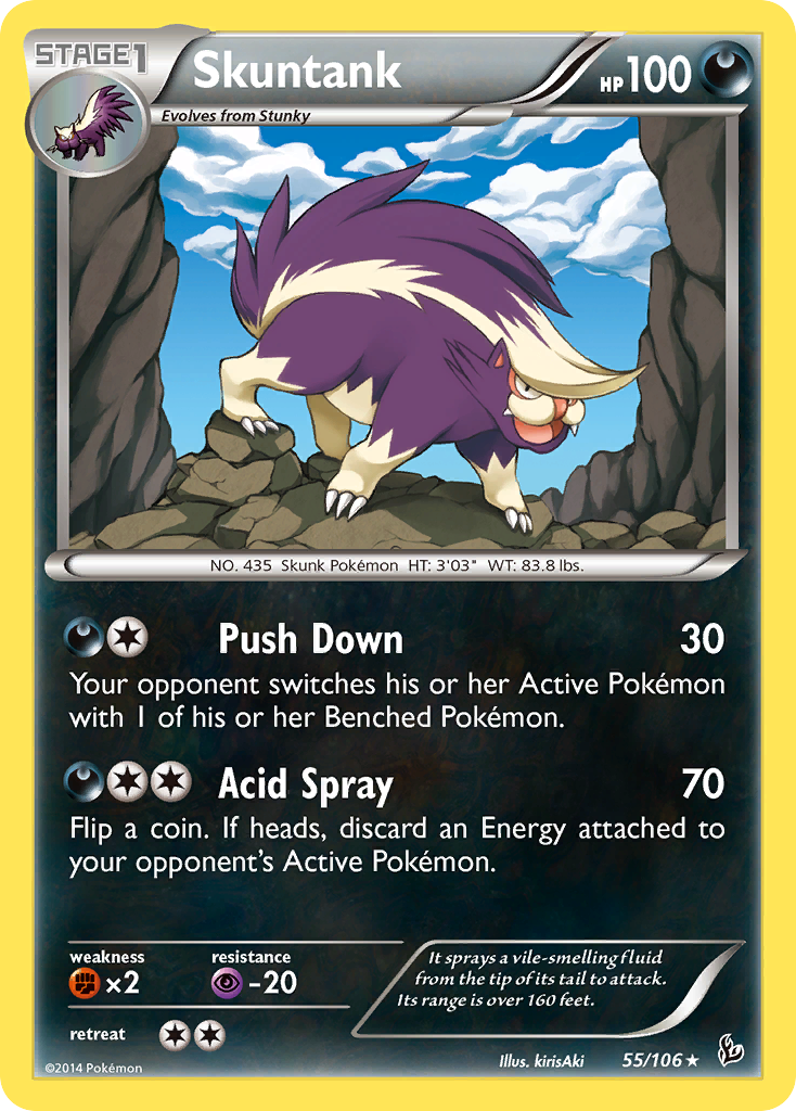 Skuntank (55/106) [XY: Flashfire] | Good Games Adelaide SA