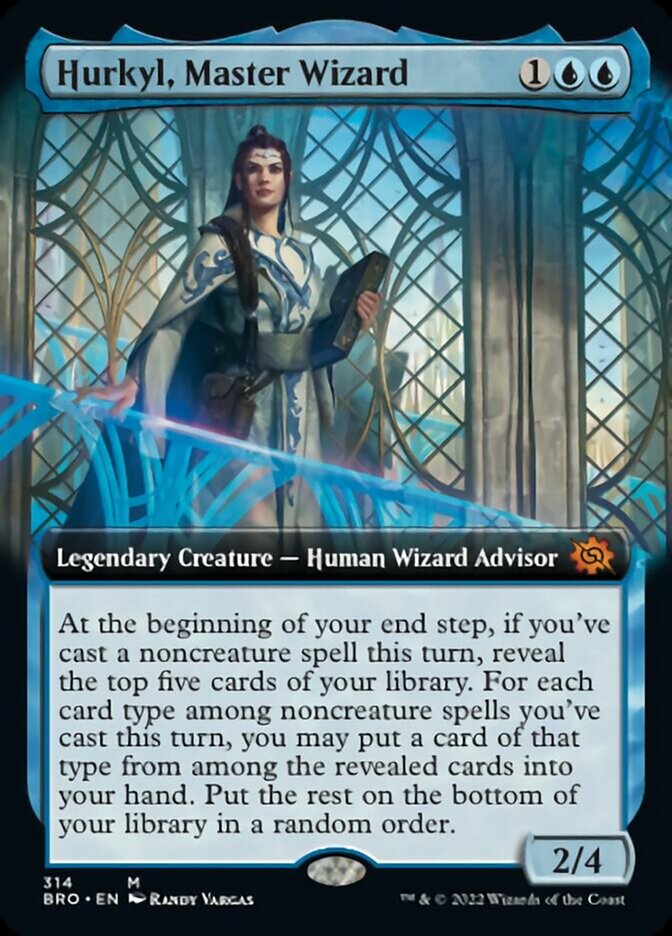 Hurkyl, Master Wizard (Extended Art) [The Brothers' War] | Good Games Adelaide SA