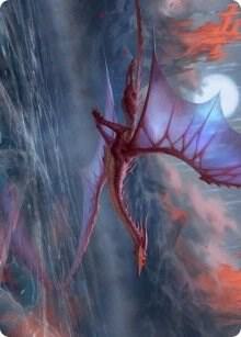 Manaform Hellkite Art Card 46 (Art Series: Innistrad: Crimson Vow)  | Good Games Adelaide SA