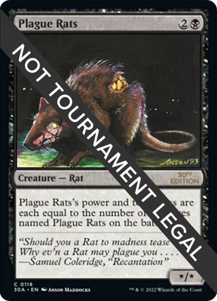 Plague Rats 118/594 (30th Anniversary Edition)  | Good Games Adelaide SA