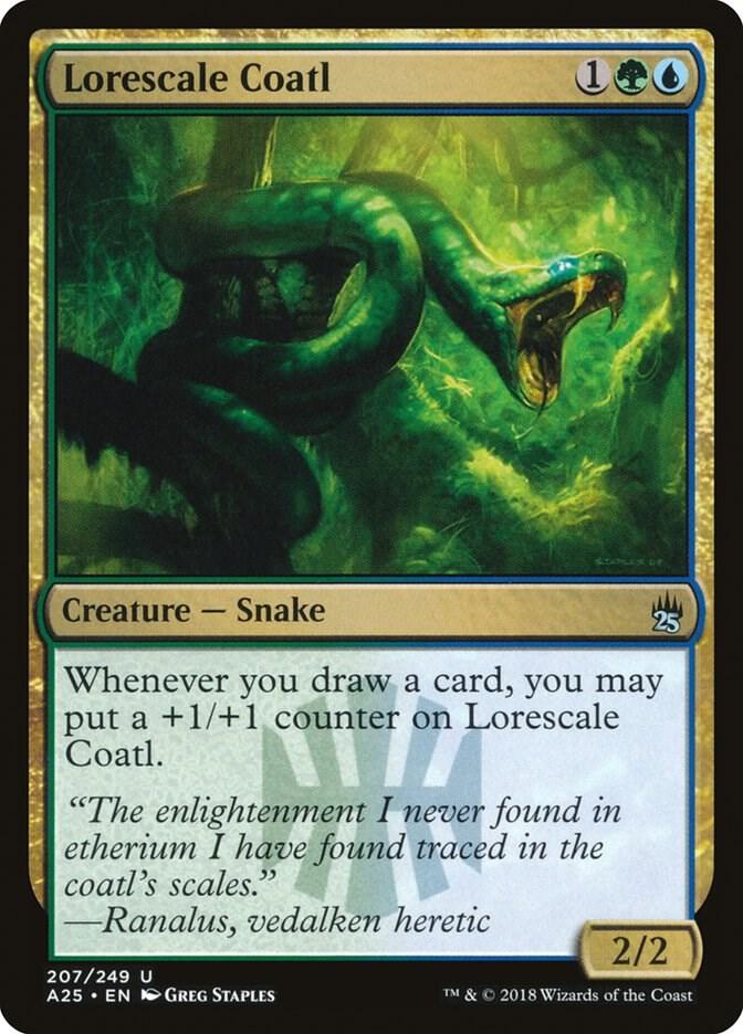 Lorescale Coatl 207 (Masters 25)  - Foil | Good Games Adelaide SA