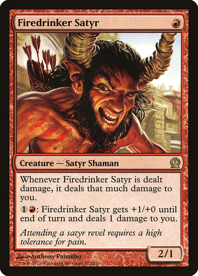 Firedrinker Satyr 122 (Theros)  | Good Games Adelaide SA
