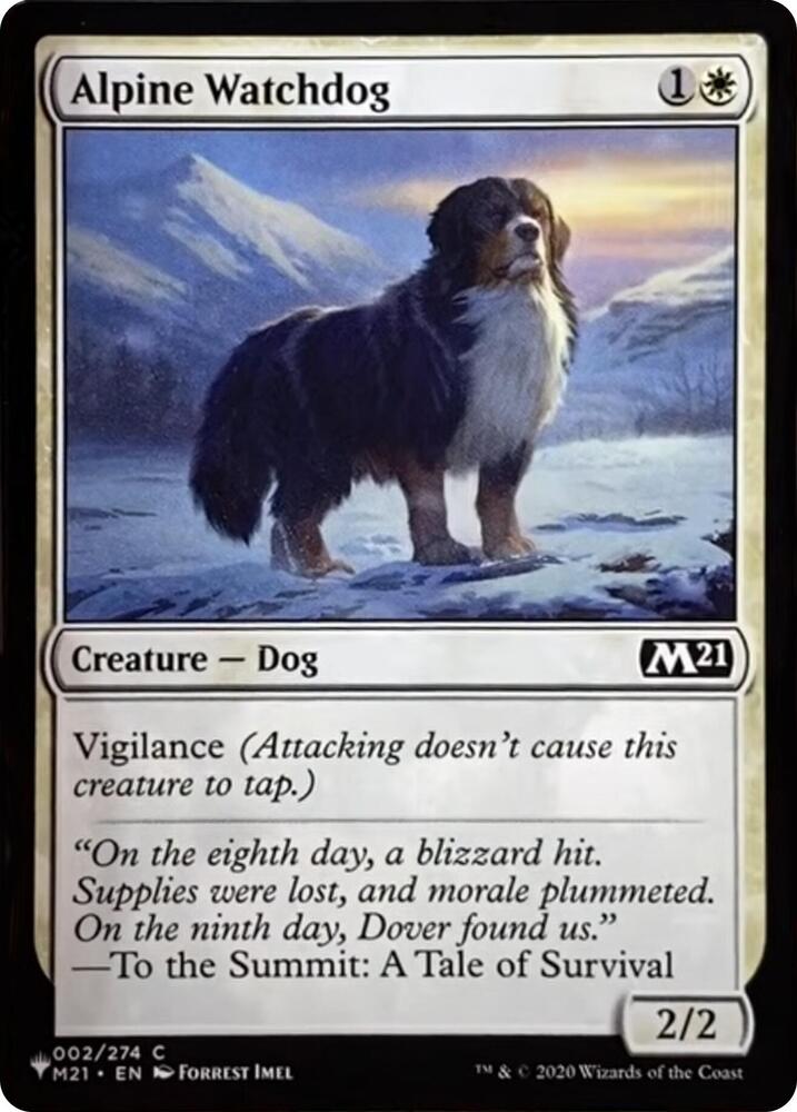 Alpine Watchdog 002/274 (The List Reprints)  | Good Games Adelaide SA