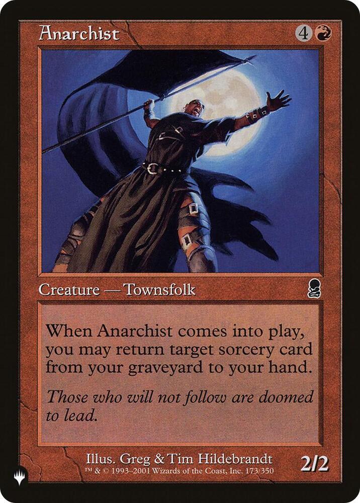Anarchist 173/350 (The List Reprints)  | Good Games Adelaide SA