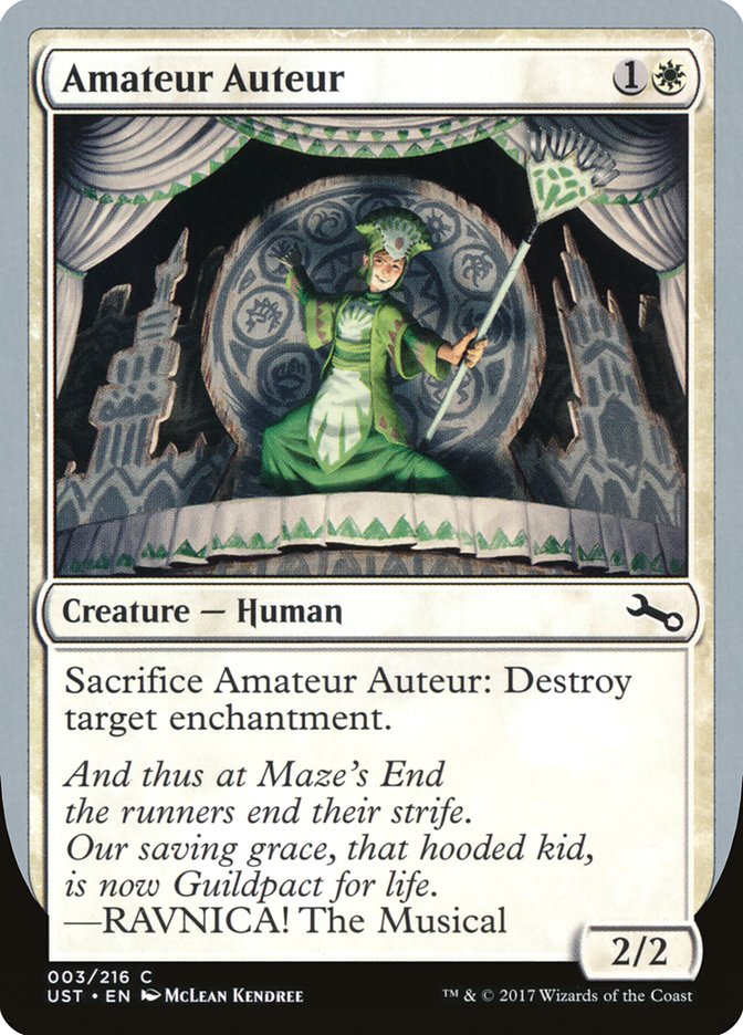 Amateur Auteur 3 (Unstable)  - Foil | Good Games Adelaide SA