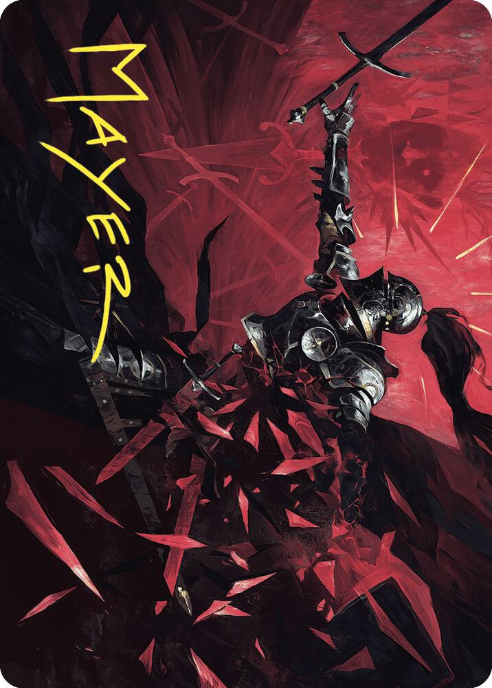 Shatter the Oath Art Card Gold Stamped Signature 14 (Art Series: Wilds of Eldraine)  | Good Games Adelaide SA