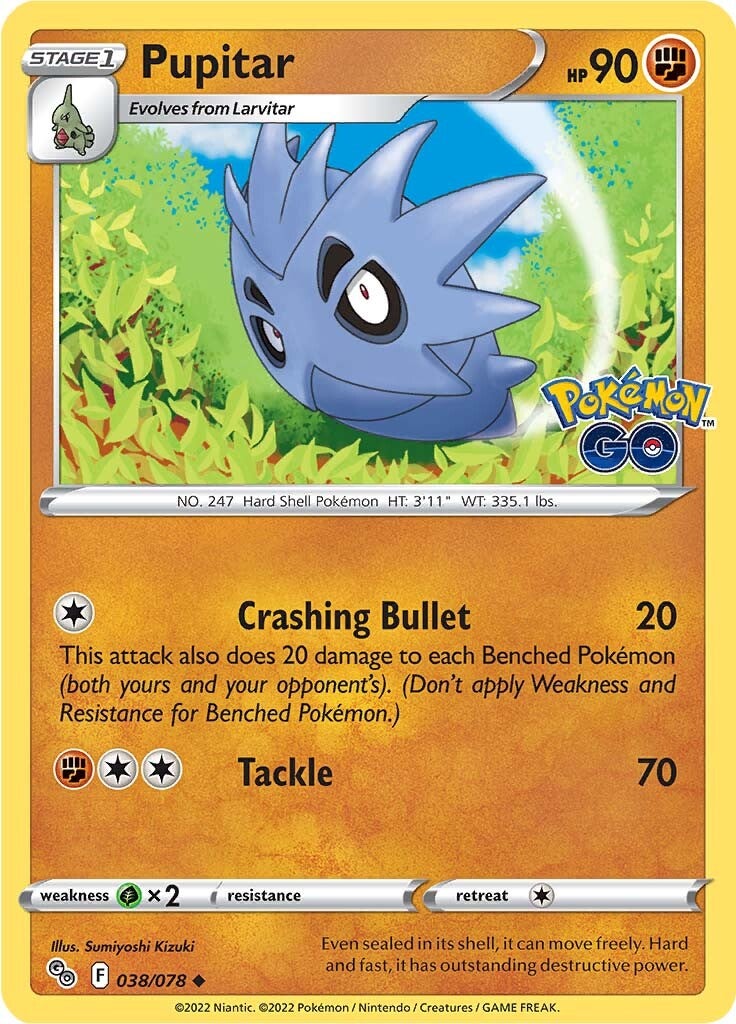 Pupitar (038/078) [Pokémon GO] | Good Games Adelaide SA