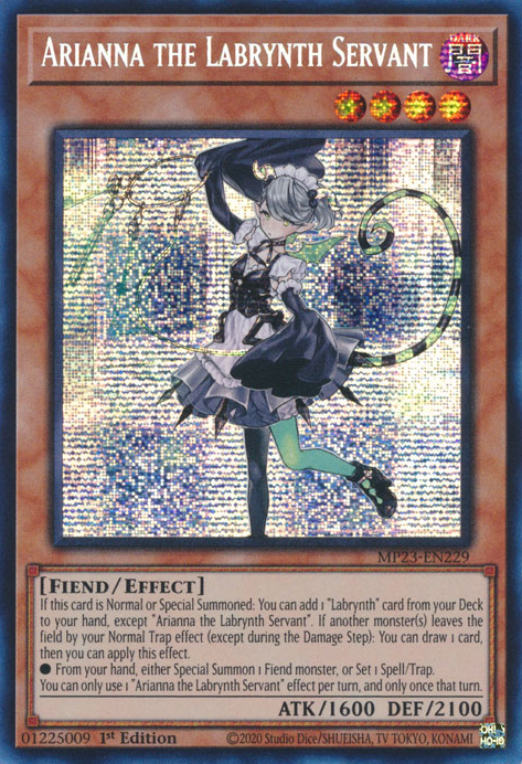 Arianna the Labrynth Servant [MP23-EN229] Prismatic Secret Rare | Good Games Adelaide SA