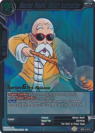 Master Roshi, Strict Instructor (Destroyer Kings) [BT6-110_PR] | Good Games Adelaide SA