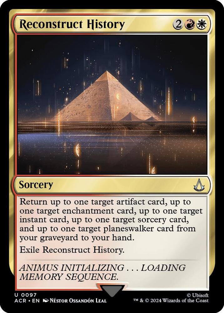 Reconstruct History 97 (Universes Beyond: Assassin's Creed)  - Foil | Good Games Adelaide SA