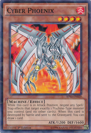 Cyber Phoenix [BP03-EN020] Shatterfoil Rare | Good Games Adelaide SA