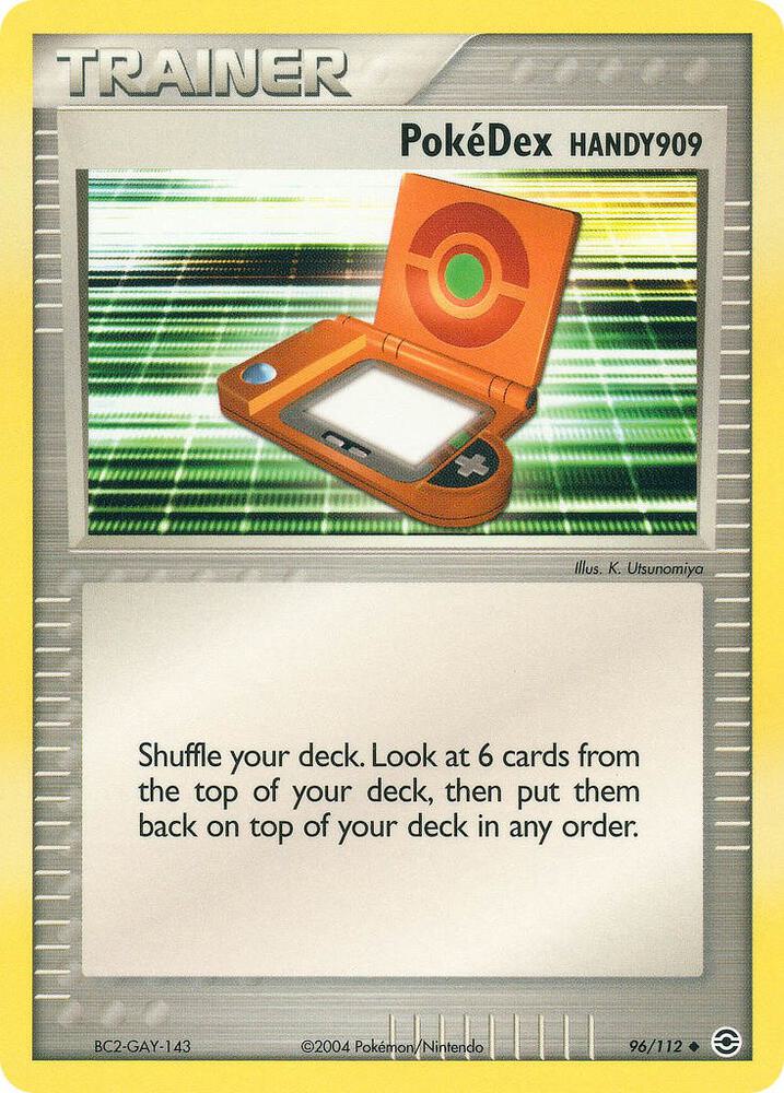 PokeDex HANDY909 96/112 (FireRed & LeafGreen)  - Reverse Holofoil | Good Games Adelaide SA