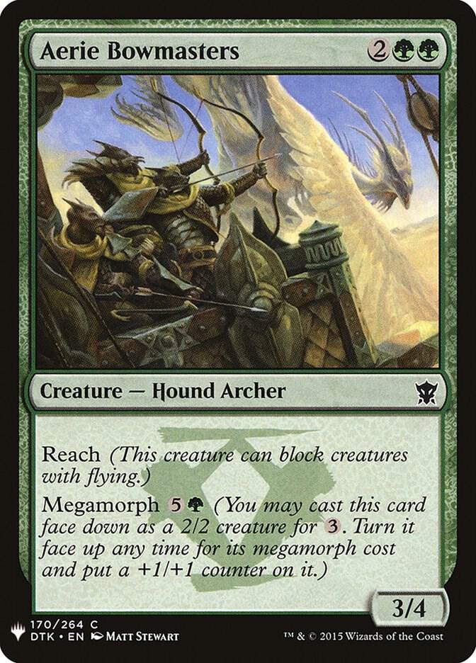 Aerie Bowmasters 170 (The List Reprints)  | Good Games Adelaide SA