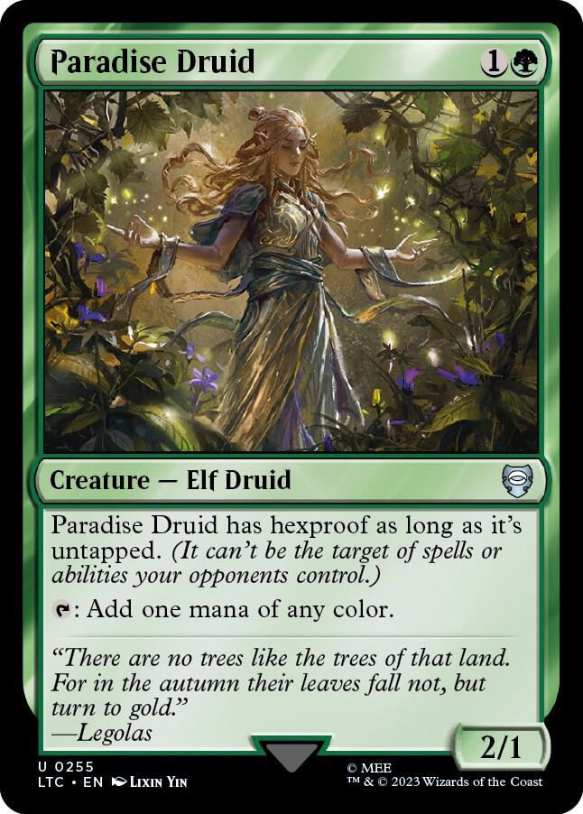 Paradise Druid 255 (Commander: The Lord of the Rings: Tales of Middle-earth)  | Good Games Adelaide SA