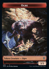 Boar // Ogre Double-sided Token [Commander Legends: Battle for Baldur's Gate Tokens] | Good Games Adelaide SA