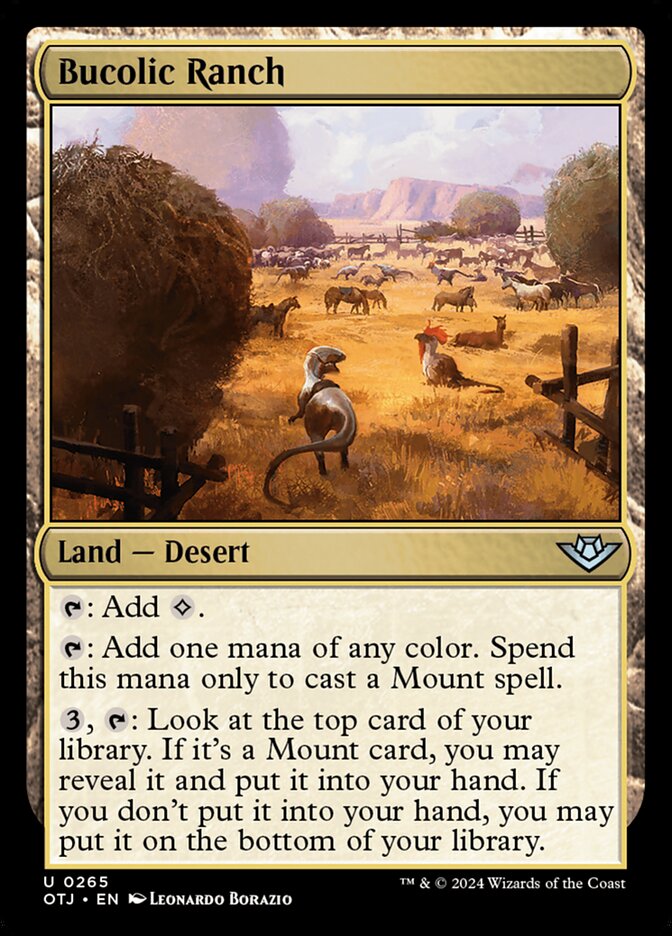 Bucolic Ranch 265/286 (Outlaws of Thunder Junction)  | Good Games Adelaide SA