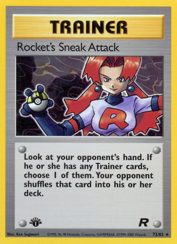 Rocket's Sneak Attack (72/82) [Team Rocket 1st Edition] | Good Games Adelaide SA