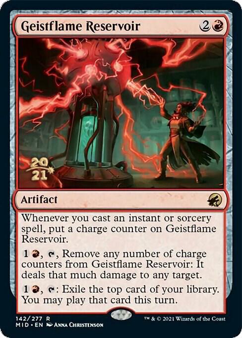 Geistflame Reservoir 142 (Prerelease Cards)  - Foil | Good Games Adelaide SA
