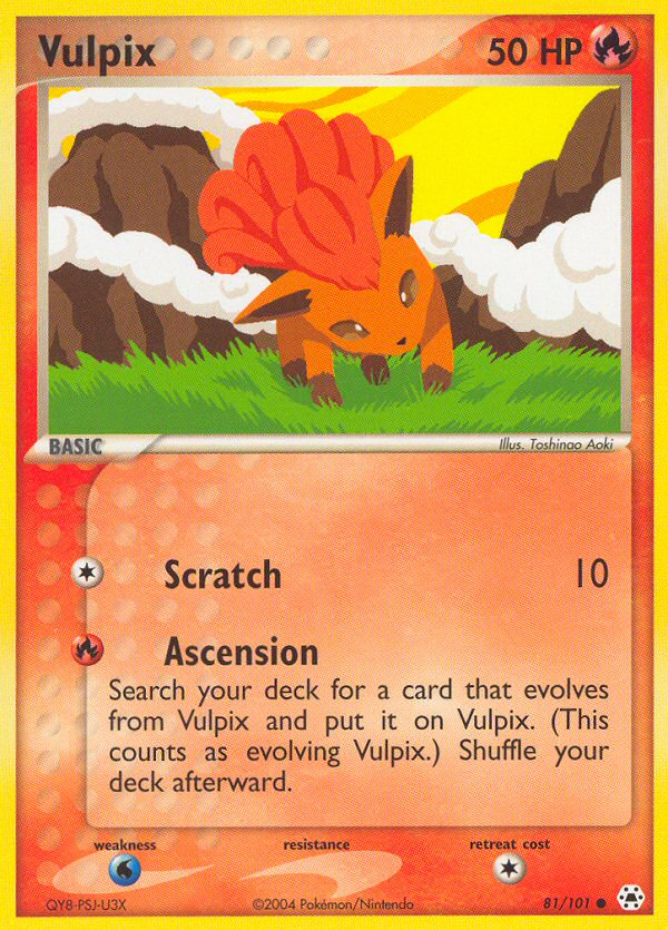 Vulpix (81/101) [EX: Hidden Legends] | Good Games Adelaide SA