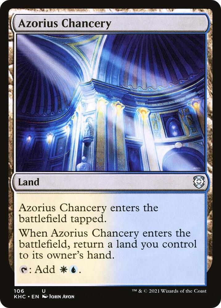 Azorius Chancery 106 (Commander: Kaldheim)  | Good Games Adelaide SA