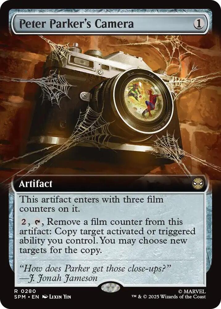 Peter Parker's Camera 280/198 (Marvel's Spider-Man)  - Extended Art | Good Games Adelaide SA