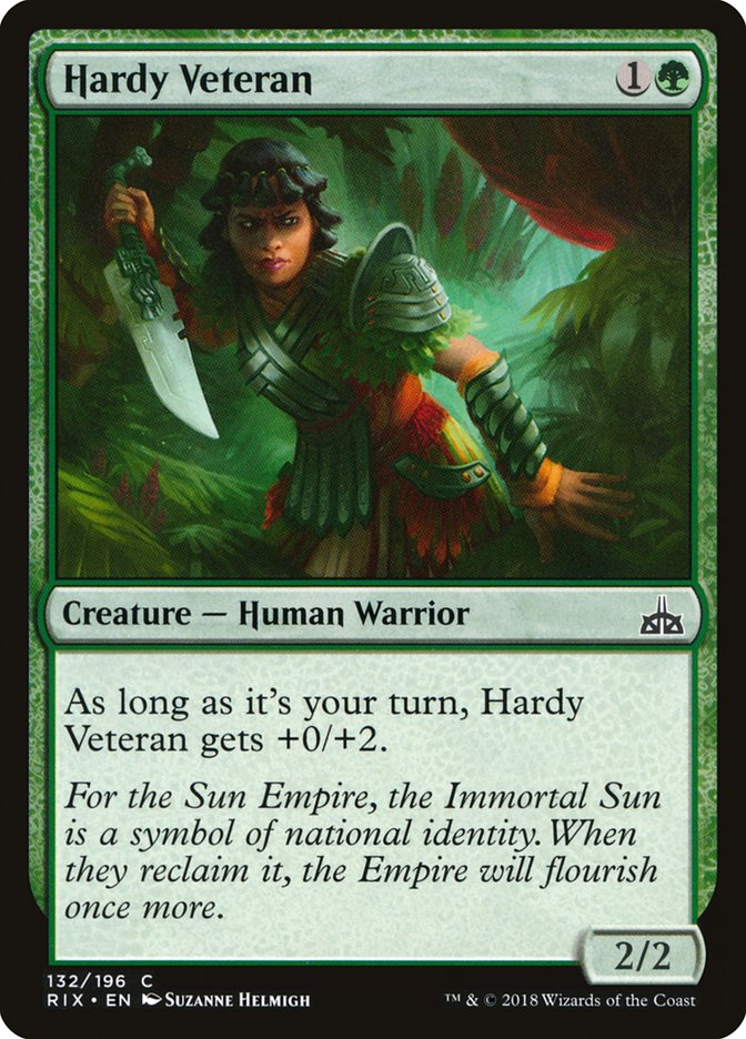Hardy Veteran 132 (Rivals of Ixalan)  | Good Games Adelaide SA