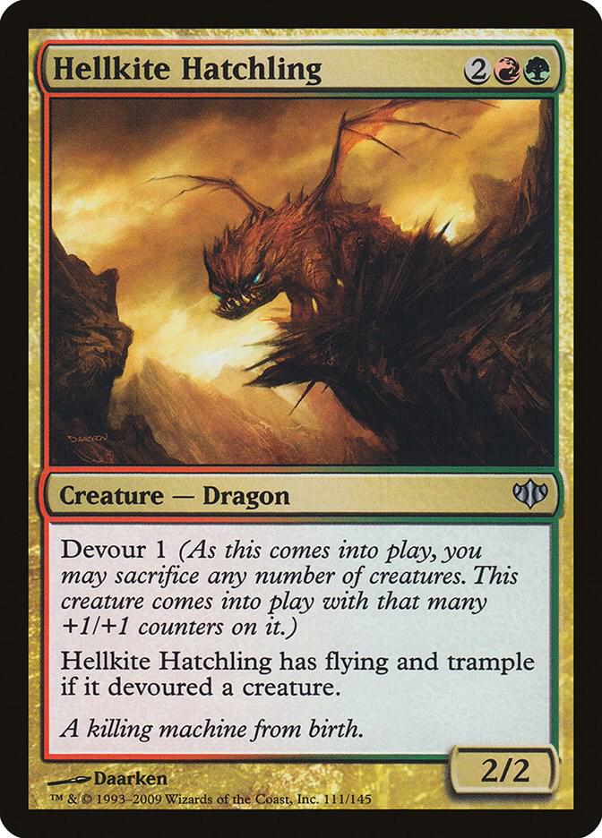 Hellkite Hatchling 111 (Conflux)  - Foil | Good Games Adelaide SA