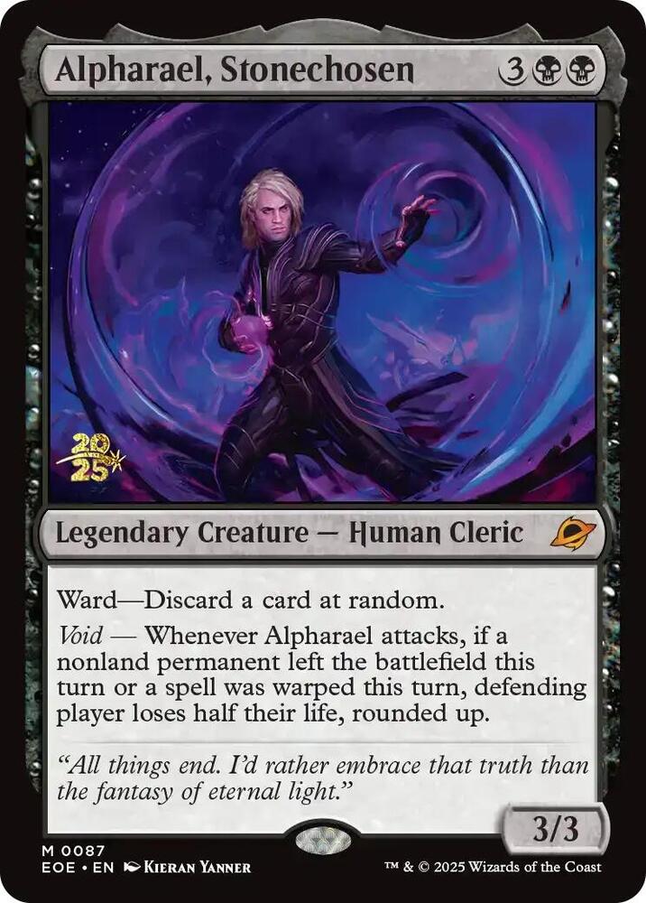 Alpharael, Stonechosen 87 (Prerelease Cards)  - PreRelease Foil | Good Games Adelaide SA