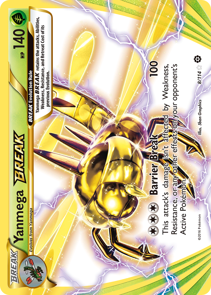 Yanmega BREAK (8/114) [XY: Steam Siege] | Good Games Adelaide SA