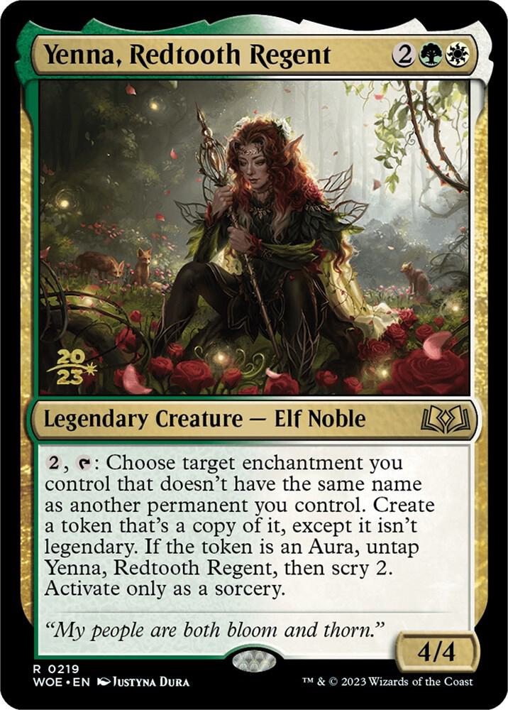 Yenna Redtooth Regent 219 (Prerelease Cards)  - Foil | Good Games Adelaide SA