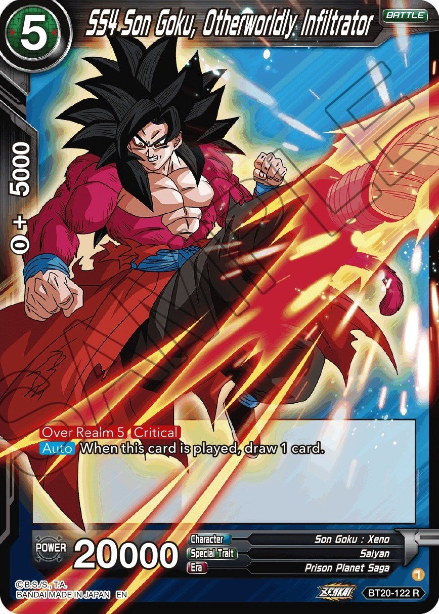 SS4 Son Goku, Otherworldly Infiltrator (BT20-122) [Power Absorbed] | Good Games Adelaide SA