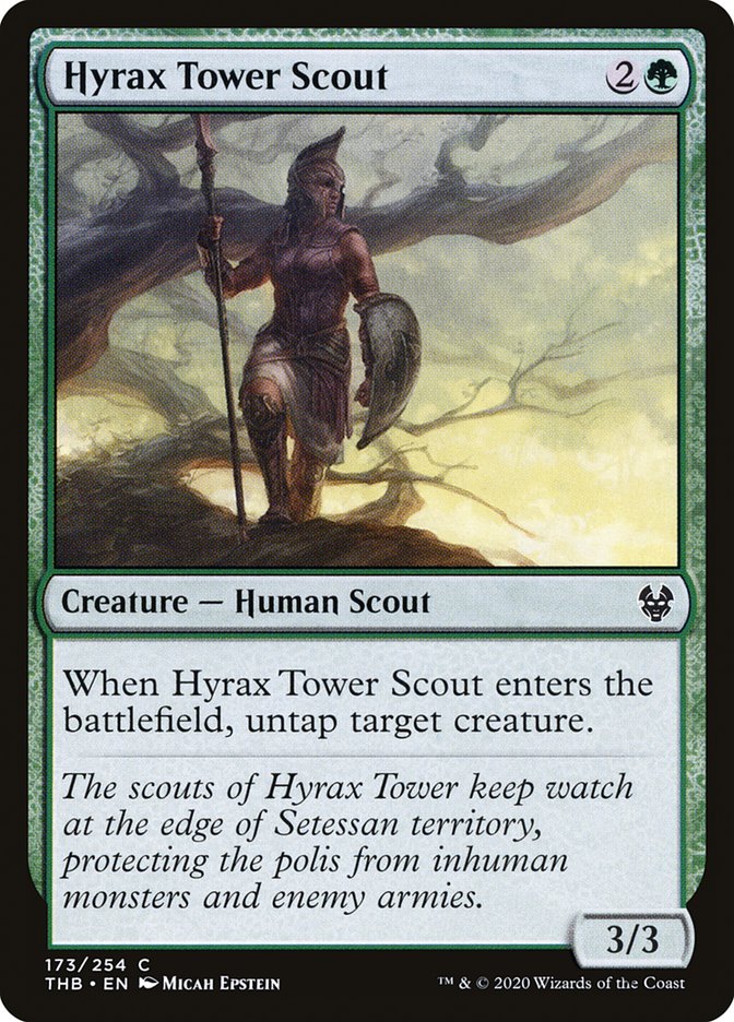 Hyrax Tower Scout 173 (Theros Beyond Death)  - Foil | Good Games Adelaide SA