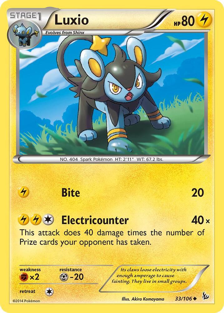 Luxio 33/106 (XY - Flashfire)  | Good Games Adelaide SA