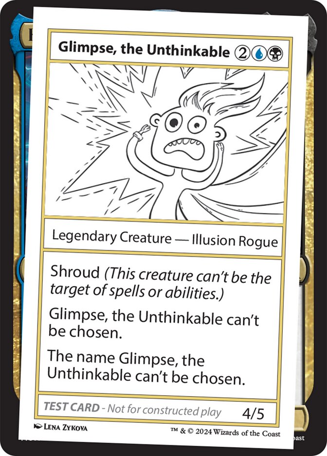 Glimpse, the Unthinkable  (Mystery Booster 2 Playtest Cards)  | Good Games Adelaide SA